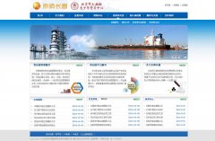 渝北区网站建设客户案例-蓝色简洁的集团公司网站案例 
